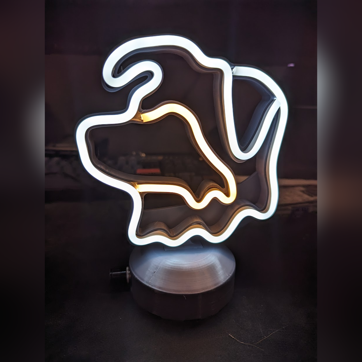 Custom Dog Lamp!